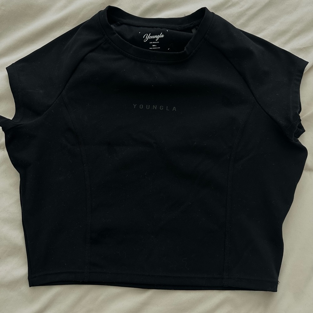 YoungLA - compression cap sleeve crop